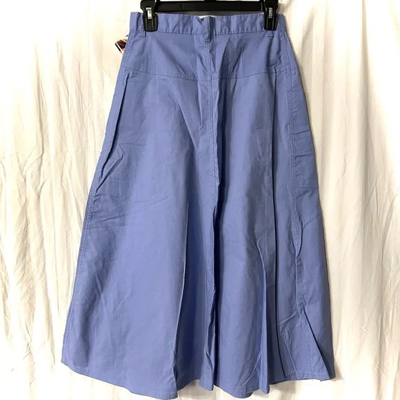 Vintage NWT Cheryl Tiegs Chic A-Line Blue Skirt - Picture 2 of 7